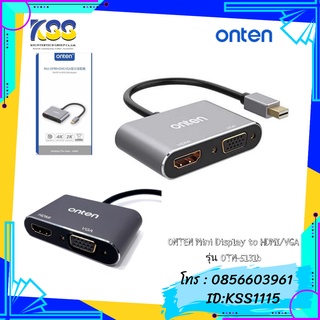 ONTEN รุ่น OTN-5131B MINI DP TO HDMI VGA  Adapter converter 4k