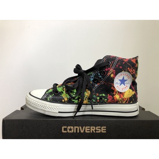 รองเท้า Converse all star รุ่น Converse29: C1AS10 สีดำ/หลากสี งานแท้100% โปรโมชั่น ลดราคา 40%