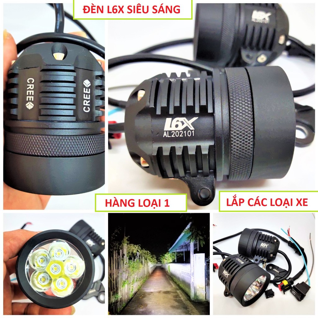 ไฟสปอร์ตไลท์ L6X BMI สว่างมาก สินค้าคุณภาพสูง เปลือกโลหะผสมโลหะอย่างดี กันน้ําทนทานสุดๆ