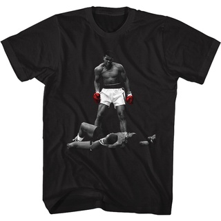 T-shirt  เสื้อยืด ลาย Muhammad Ali Whabam สีดํา สําหรับผู้ใหญ่S-5XL