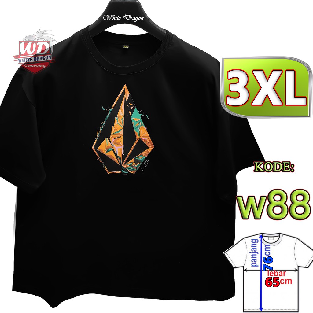 เสื้อยืด 3XL BIG SIZE JUMBO CODE W88