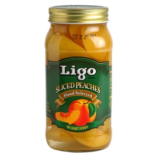  Free Delivery Ligo Sliced Peaches Hand Selected in Light Syrup 680g. Cash on delivery