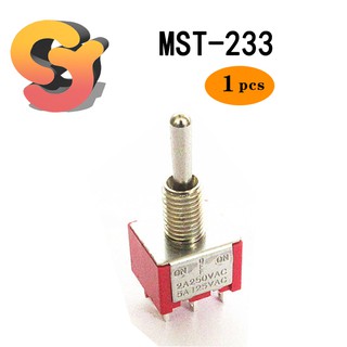 ( Spot Retail ) Mts - 223 สวิทช์ปุ่มกดอัตโนมัติ Return To The Middle 6 - Pin 3 Gear 1 ชิ้น