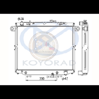 แผงหม้อน้ำ KOYORAD (หม้อน้ำ KOYORAD (AT) LAND CRUISER ปี 98