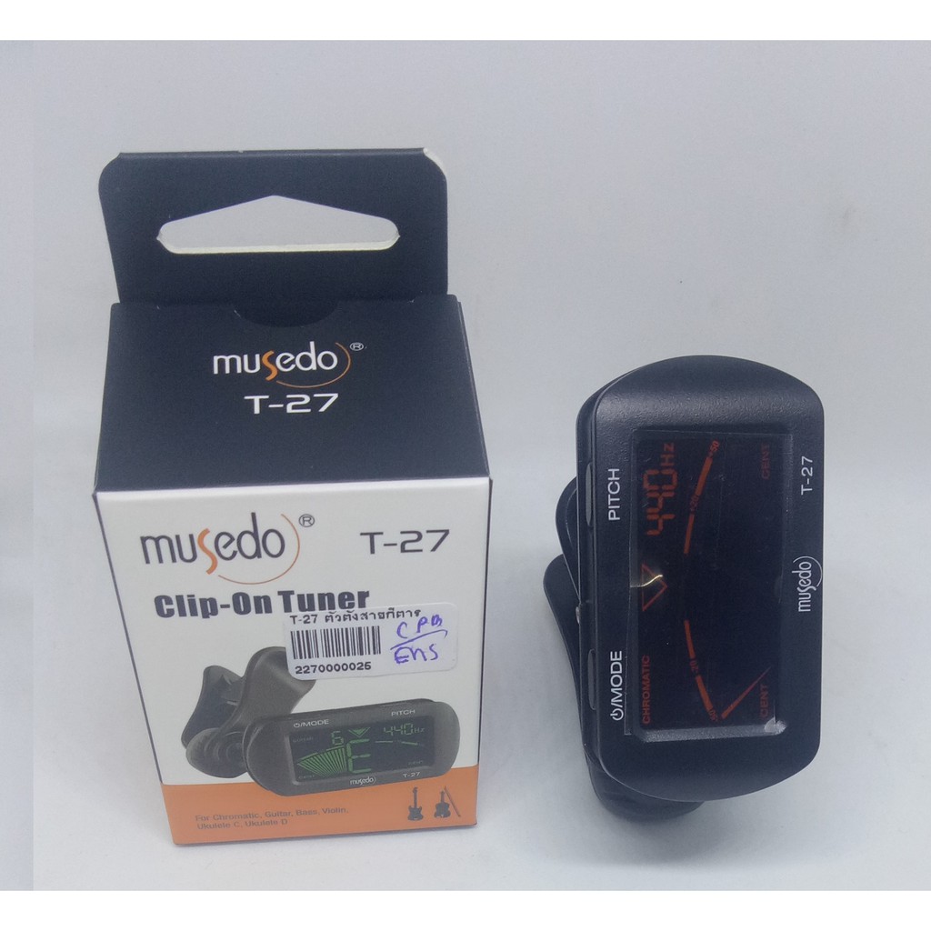 MUSEDO T-27 Clip-On Tuner เครื่องตั้งสายกีต้าร์