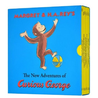 🔥🔥 SALE!! หนังสือ Curious George ชุด 16 เล่ม กล่องบุบจากการขนส่ง 🔥🔥