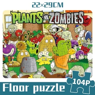จิ๊กซอว์ ปริศนา หนา 4 มม. Plants vs. Zombies Dog Patrol 104-002 ชิ้น เป็นมิตรกับสิ่งแวดล้อม ของเล่นเพื่อการศึกษาสำหรับเด็ก