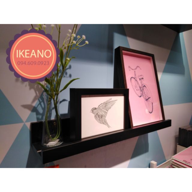 IKEA💎ชั้นวางกรอบรูป Mosslanda ติดผนัง ขนาด 55 ซม.