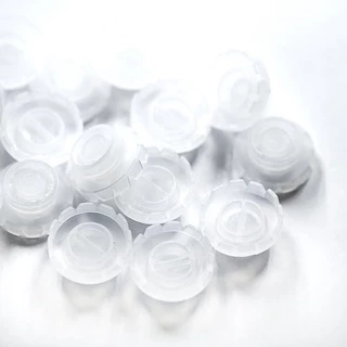 100pcs ที่ใส่กาวติดขนตาแบบใช้แล้วทิ้ง Grafting Eyelashes Quick Blossom Cup Ring Eyelash Extension Adhesive Stand Holder