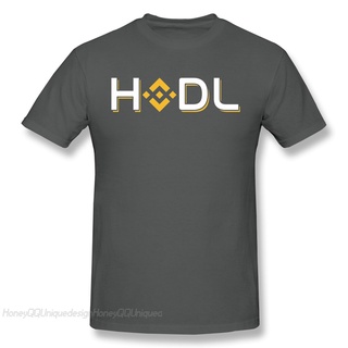 คอลูกเรือเสื้อยืดคอกลมเสื้อยืด ผ้าฝ้าย พิมพ์ลายเหรียญ Bnb Cryptocurrency แฟชั่นฤดูร้อน สําหรับผู้ชายผ้าฝ้ายแท้