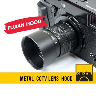 Hood เลนส์ Fujian โลหะ ทรงกระบอก ( ฮู้ด Metal Fujian cctv 35mm f1.7 / 50mm 1.4 )