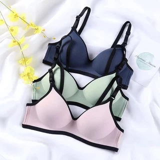 เสื้้อในผู้หญิงสีพลาสเทลน่ารักๆ รุ่น B-053 เสื้อในไร้โครง ดันทรง มีฟองน้ำในตัว สินค้าพร้อมส่ง(แนะนำสั่งเพิ่ม2ไซส์นะคะ)