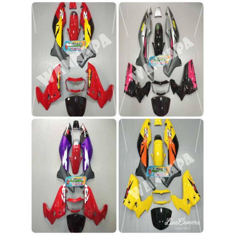 ชุดสีแอลเอส LS125 New กรอบรถ เฟรมรถ ครึ่งคัน พร้อมติดสติ๊กเกอร์