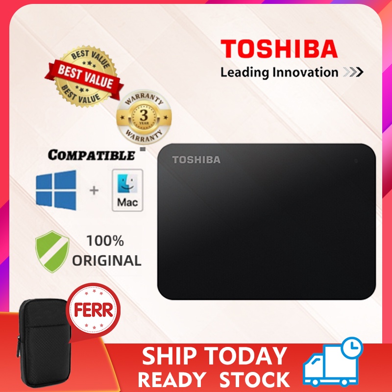 TOSHIBA Canvio Basics 3.0 Portable Hard Drive 1TB 2TB External Hard Drive HDD #7