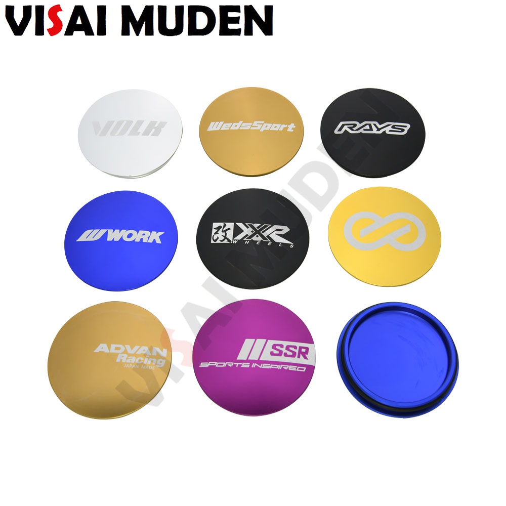 1ชิ้น 60MM-62MM ฝาครอบดุมล้อ VOLK RAYSฝาครอบดุมล้อแม็กฝาครอบดุมล้อรถเก๋งครอบดุมล้อฝาดุมล้อดุมล้อรถยน