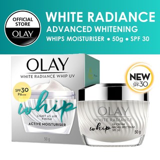 🌋OLAY White Radiance Whips UV SPF30 moisturizer 50g โอเลย์ ไวท์เรเดียนซ์ วิป ยูวี 30 PA++ 50 กรัม