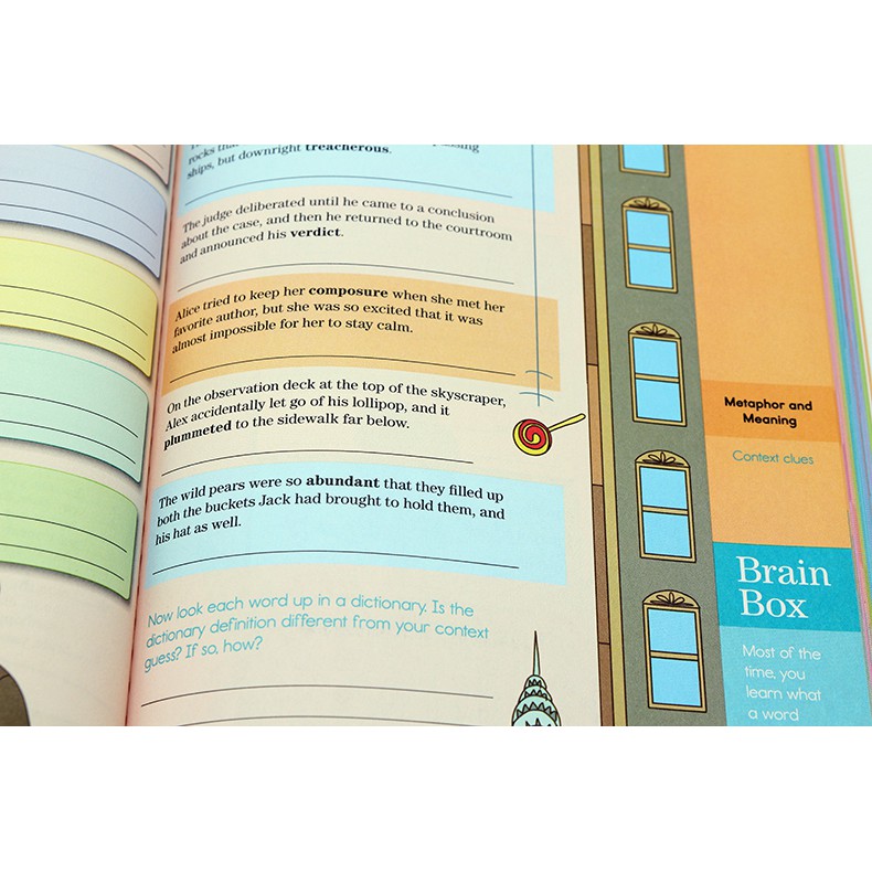 พร้อมส่ง *แท้*  หนังสือแบบฝึกหัด Brain Quest Workbook: Grade 6 Age : 12 - 13 - รูปที่ 4