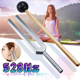 จูนเนอร์ Tuning Fork 528 C 528 Hz พร้อมตะลุมพุก COD