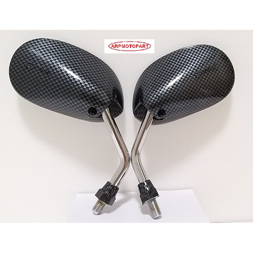 กระจกแต่ง ขากระจกสั้น ทรงย่อ <<< RACING RX-S คาร์บอน เคฟล่า >>> # TW RACING BRAND