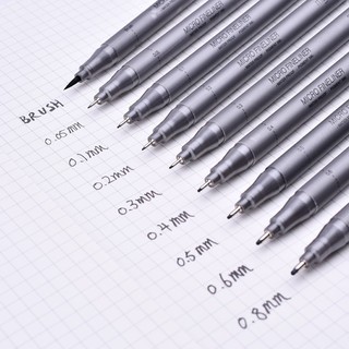 ปากกา  M&amp;G ตัดเส้น Micro Fineliner สีดำ 0.05mm.
