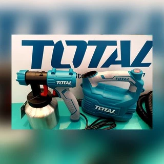 TOTAL กาพ่นสีไฟฟ้า รุ่น TT5006-2 กำลัง 500 วัตต์ ระบบ HVLP เครื่องพ่นสีไฟฟ้า หัวฉีดปรับได้ 3 แบบ กาไฟฟ้า