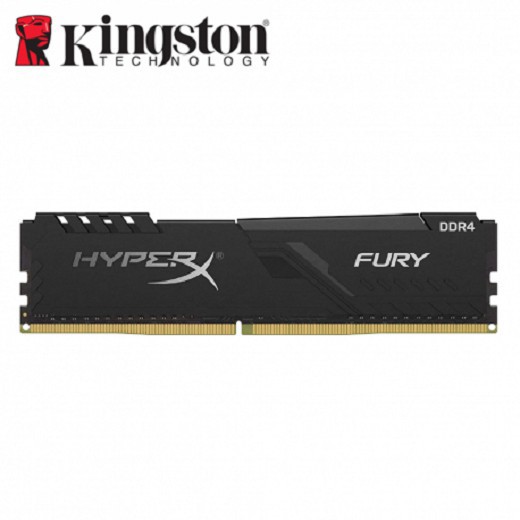 Kingston Ram For PC (แรมพีซี) KINGSTON HyperX FURY BLACK (HX426C16FB3/16) 16GB 2G x 64-Bit DDR4-2666 CL16 288-Pin DIMM/W