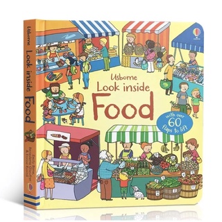 หนังสือ Usborne ภาษาอังกฤษ look inside Food(EOS)