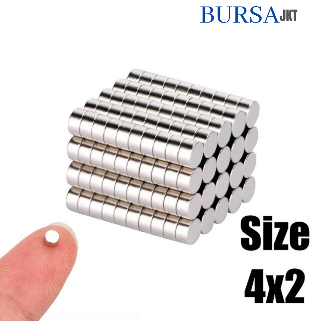 SUPER STRONG MAGNET N52 NEODYMIUM N52 ROUND STRONG NdFeB 4 x 2 MM (MIN 5PC)
