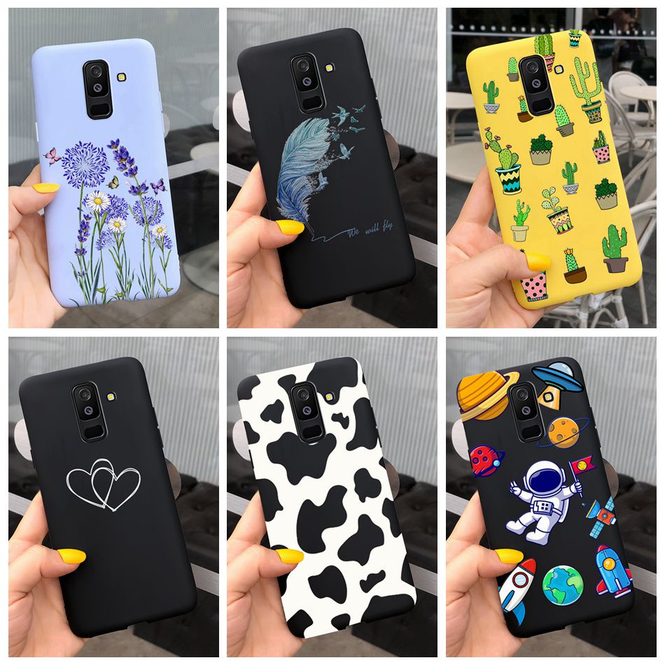เคสโทรศัพท์ซิลิโคน TPU แบบนิ่ม พิมพ์ลายน่ารัก สีแคนดี้ สําหรับ Samsung Galaxy J8 2018 J810F J810G J8