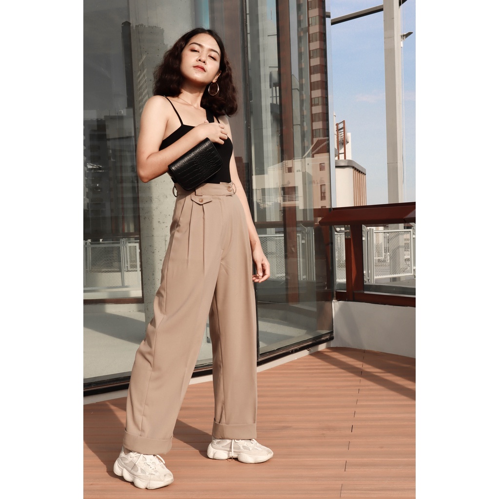 Summerry.official กางเกงขายาว Uncle : Khaki