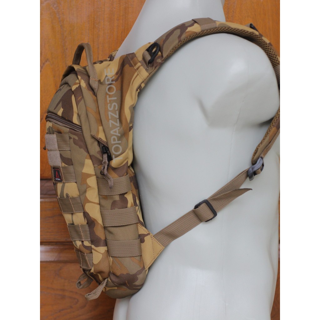 ยุทธวิธีกองทัพจักรยาน Hydropack กระเป๋าตํารวจทหารกองทัพกระเป๋าเป้สะพายหลัง Gowes ลาย TNI Altissimo