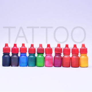 สีสัก สีทรูเปอร์TROOPER แบบแบ่ง10ml. สีแท้ติดดีมีให้เลือกหลายสี(ขวดละ99)