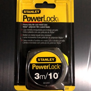 ตลับเมตร Stanley รุ่น Power Lock ขนาด 3 เมตร