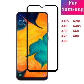 Samsung Galaxy A10S A20E A40S A50 A60 A70 A80 A90 ฟิล์มกระจกนิรภัยสำหรับฟิล์มกระจกนิรภัยเต็มจอ