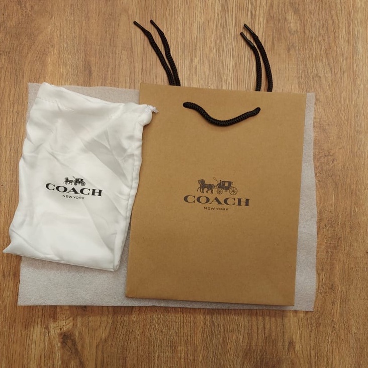 Coach Name Tag Accessories Paper Bag, Dustbag