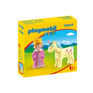 Playmobil 70127 1.2.3 Princess with Unicorn แอ็คชั่นฟิกเกอร์ 123 เจ้าหญิงกับยูนิคอร์น