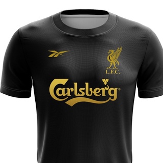 เสื้อยืด ลาย Liverpool FC แบบแห้งเร็ว ไซซ์ XS - 7XL (Reebok Gold)