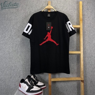 เสื้อยืดแขนสั้น พิมพ์ลาย JORDAN AIR JORDAN JORDAN AIR คุณภาพสูง สําหรับผู้ชาย