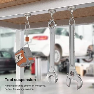 แม่เหล็กตะขอ Hook Magnet ตะขอแม่เหล็กทรงพลัง ตะขอเกี่ยว แขวนกุญแจ แม่เหล็กแรงสูง แม่เหล็ก นีโอไดเมียม Neodymium Magnet