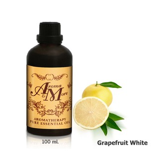 Aroma&amp;More  Grapefruit White Essential Oil USA 100% - น้ำมันหอมระเหยเกรฟฟรุต ไวท์100% USA  100ML