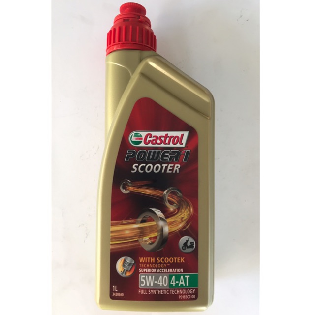 สกู๊ตเตอร์ Castrol Power 1 5w40 สังเคราะห์แท้