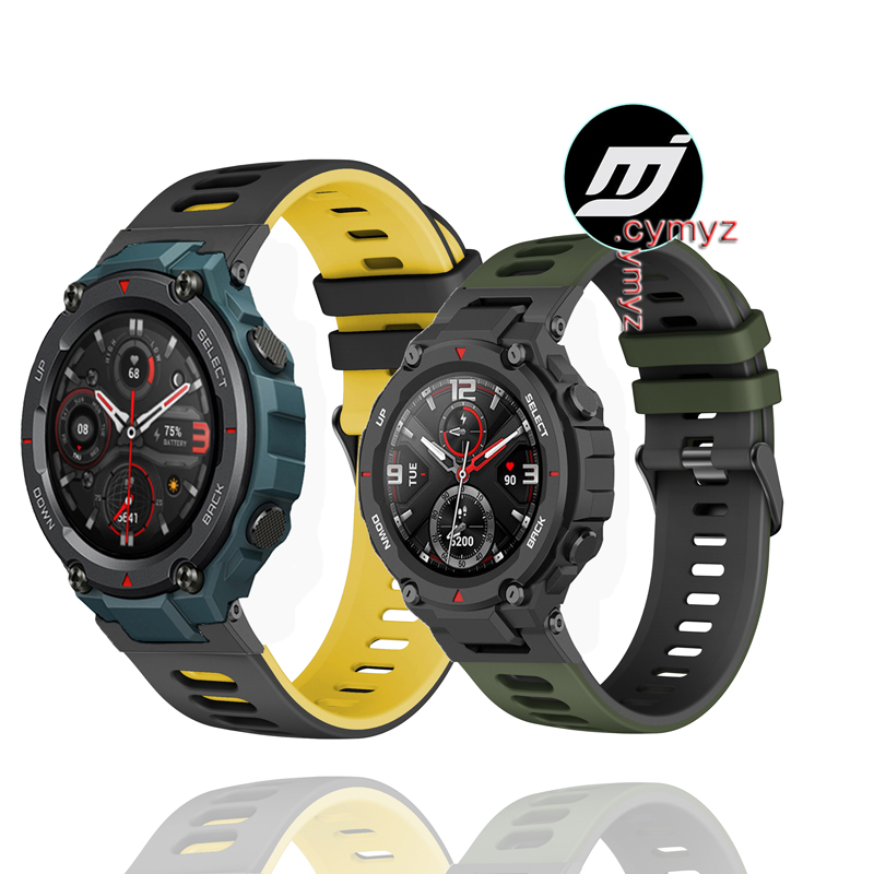 สายนาฬิกาข้อมือซิลิโคน สําหรับ Huami Amazfit T-REX pro Xiaomi Amazfit T REX 2