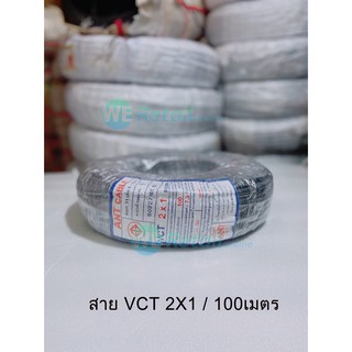 สายไฟ VCT 2x1 / 100เมตร ยี่ห้อ แอ๊นท์ (ANT)