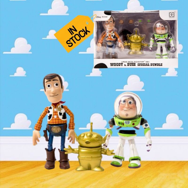 ‼️ลิขสิทธิ์​แท้ HEROCROSS‼️ TOY STORY WOODY AND BUZZ SPECIAL BUNDLE PACK Action​ Figure​