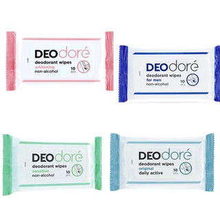 DEOdore deodorant Wipes แผ่นเช็คระงับกลิ่นใต้วงแขน