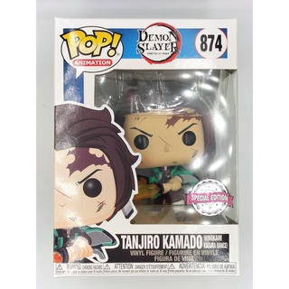 Funko Pop Demon Slayer  - Tanjiro Kamado [Hinokami Kagura Dance] #874