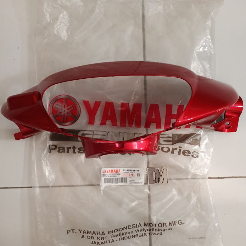 MERAH ครอบไฟหน้าแฮนด์ Mio เก่า สีมารูน 5TL-F6143-00-P4 แท้ Yamaha