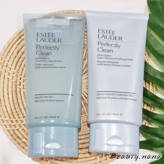 Estee Lauder Perfectly Clean Multi-Action Foam Cleanser Purifying Mask 150 ml/ Cleansing Gelee Refine