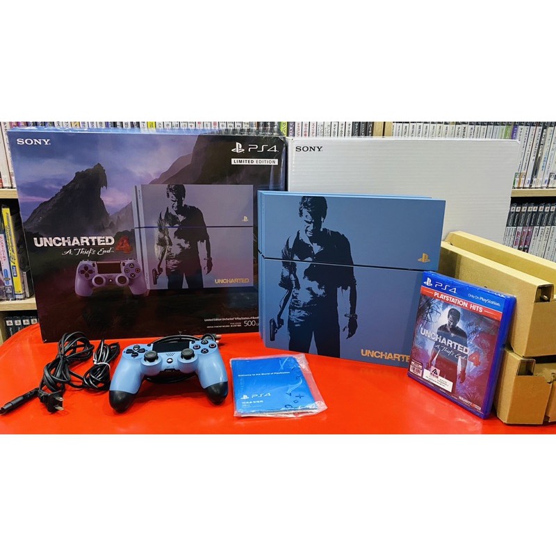 เครื่อง PS4 PlayStation 4 500GB Console Uncharted 4 Limited Edition Shopee Thailand