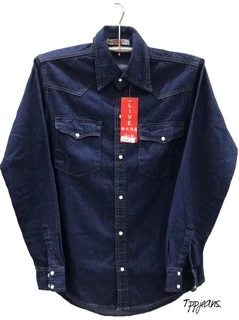 Men Shirts Jeans เสื้อเชิ้ตผ้ายีนส์ นิ่มใส่สบาย ทรงสลิม เข้ารูป สำหรับผู้ชายครับ
